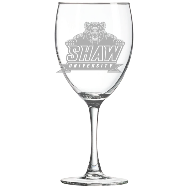 Shaw University Polar Camel 10 1/2 oz. Wine Glass