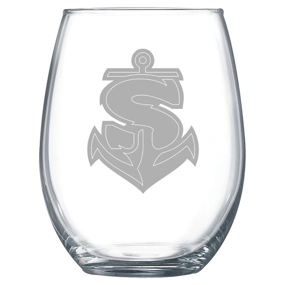 Shippensburg University of Pennsylvania Polar Camel 15 oz. Stemless Wine Glass