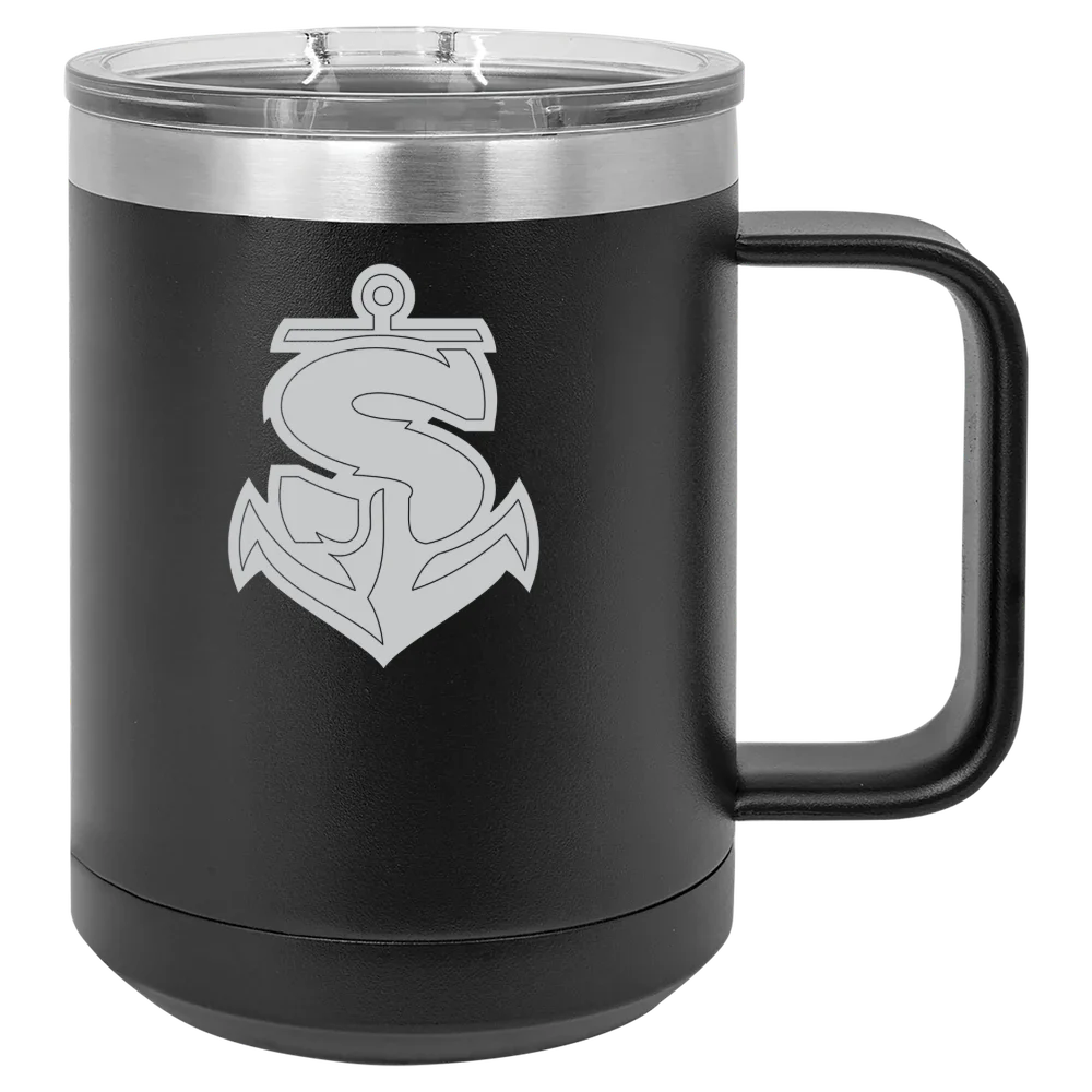 Shippensburg University of Pennsylvania Polar Camel 15 oz. Mug with Slider Lid