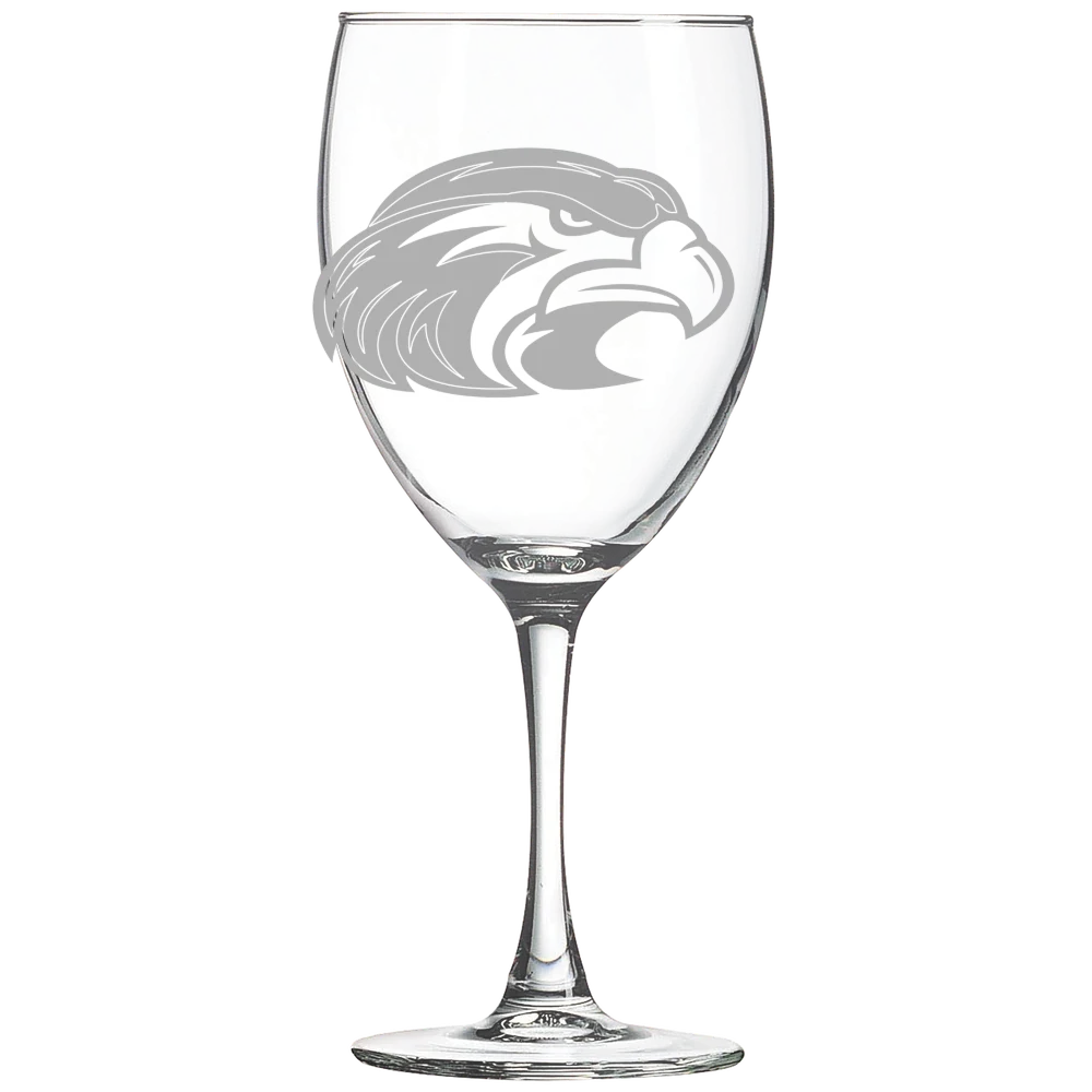 Shorter University Polar Camel 10 1/2 oz. Wine Glass