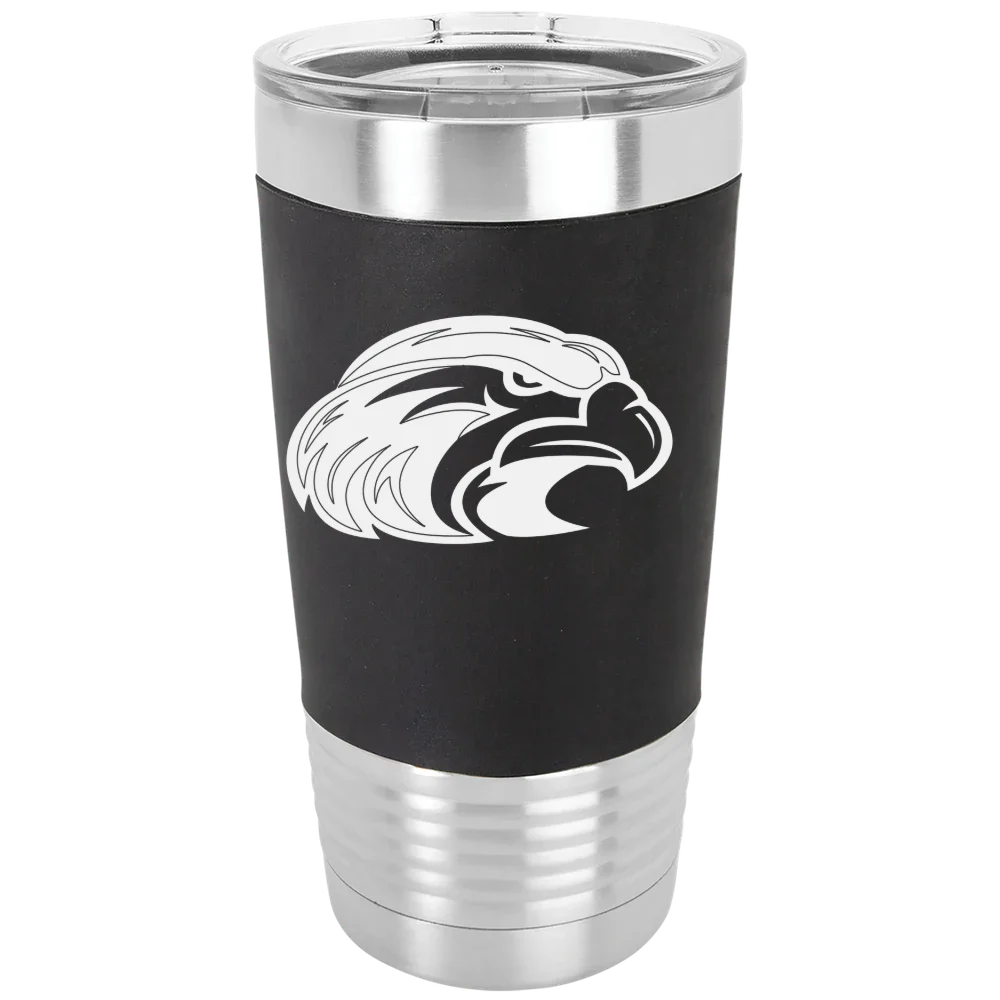 Shorter University Polar Camel 20 oz. Silicone Grip Tumbler with Standard Lid