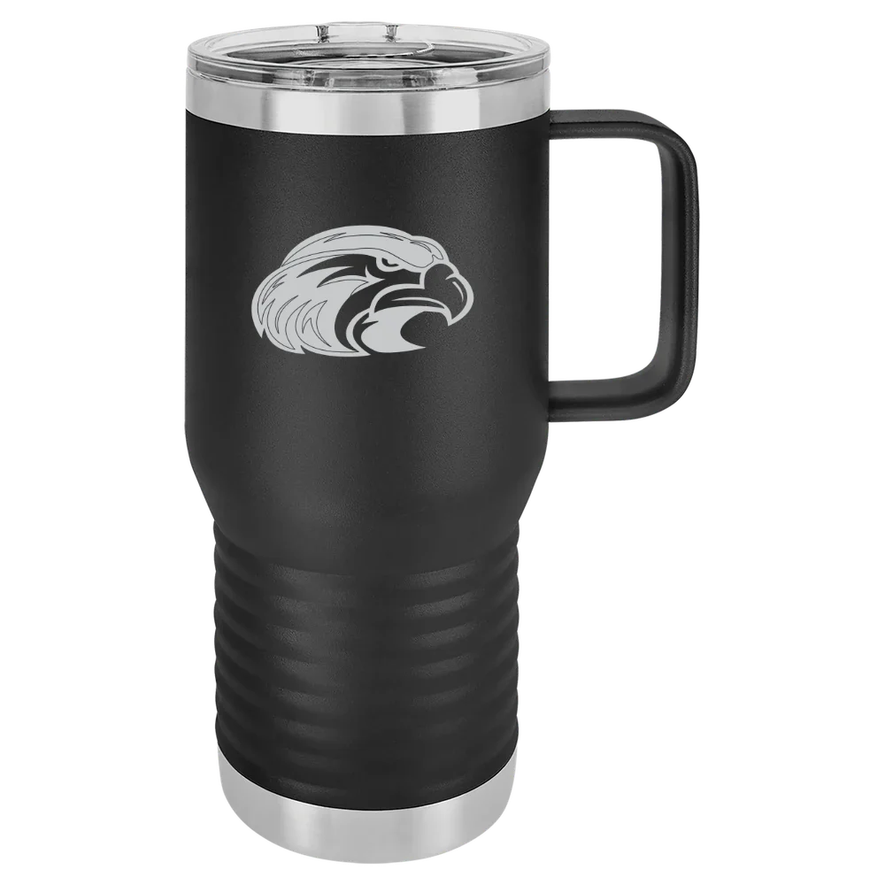 Shorter University Polar Camel 20 oz. Travel Mug with Slider Lid