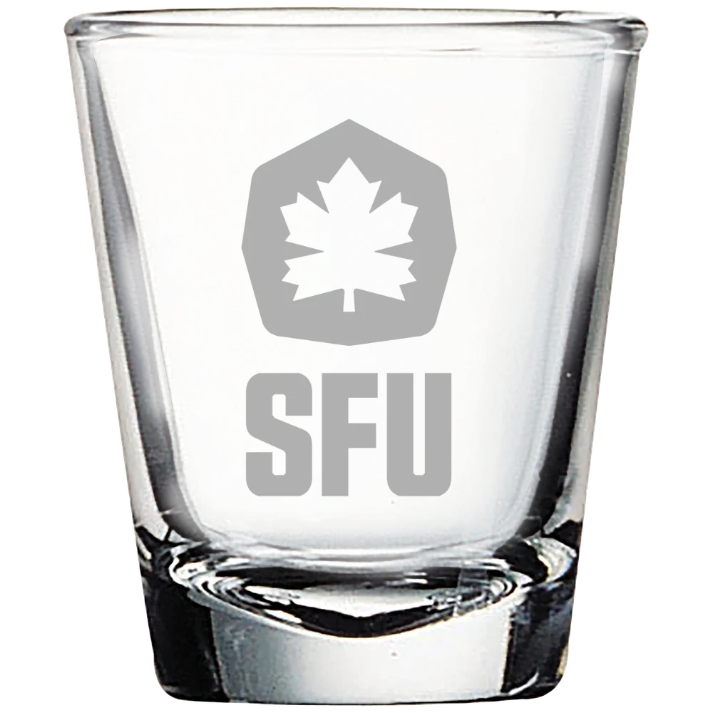 Simon Fraser University Polar Camel 1.7 oz. Shot Glass