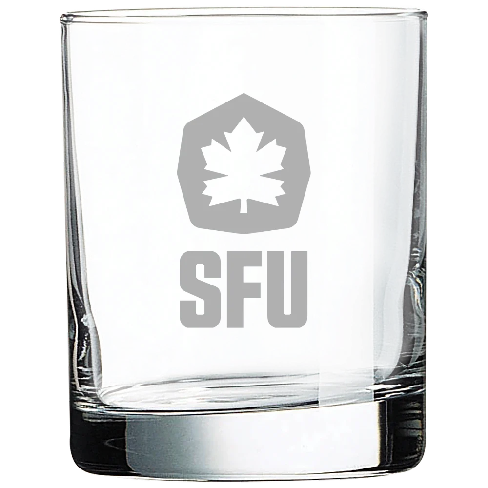 Simon Fraser University Polar Camel 10 1/2 oz. On The Rocks Glass