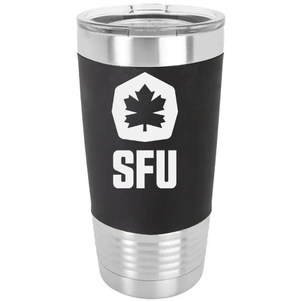 Simon Fraser University Polar Camel 20 oz. Silicone Grip Tumbler with Standard Lid