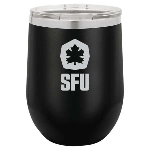 Simon Fraser University Polar Camel 12 oz. Stemless Wine Tumbler