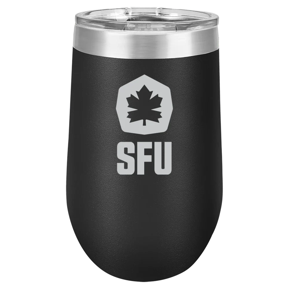 Simon Fraser University Polar Camel 16 oz. Stemless Wine Tumbler