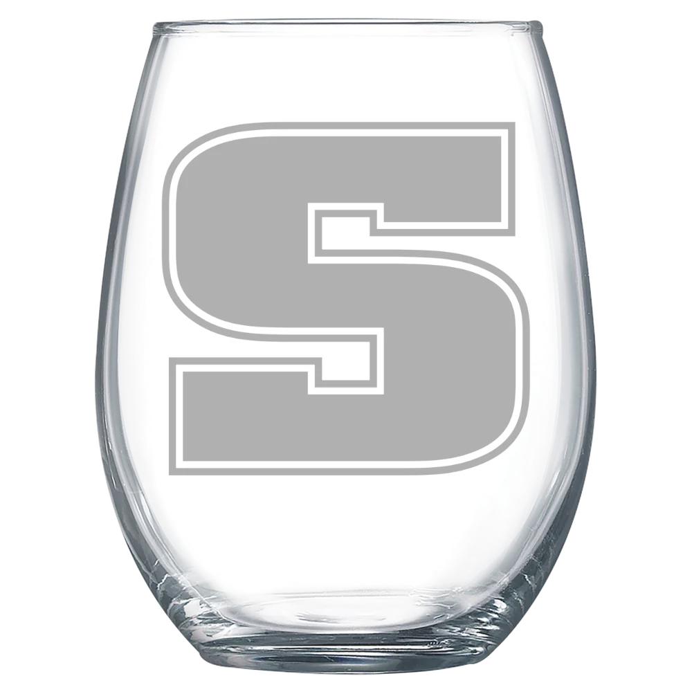 Slippery Rock University of Pennsylvania Polar Camel 15 oz. Stemless Wine Glass