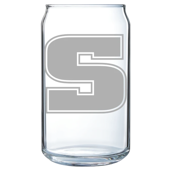 Slippery Rock University of Pennsylvania Polar Camel 16 oz. Can Glass