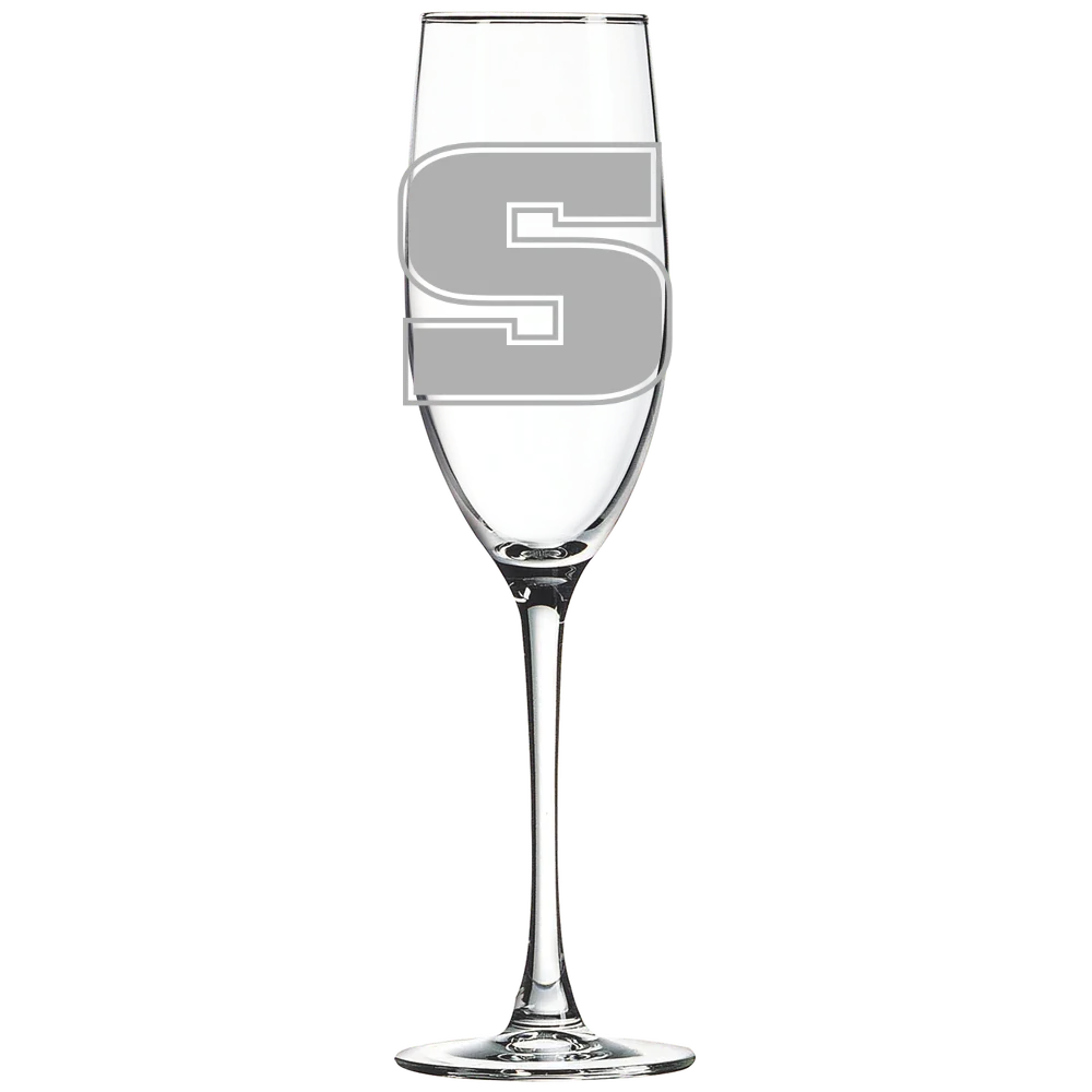 Slippery Rock University of Pennsylvania Polar Camel 8 oz. Champagne Flute