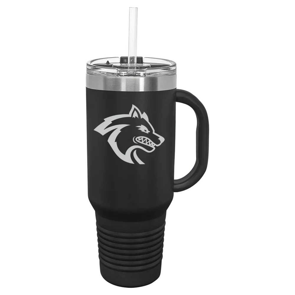 Sonoma State University Polar Camel 40 oz. Travel Mug with Snap Lid & Straw