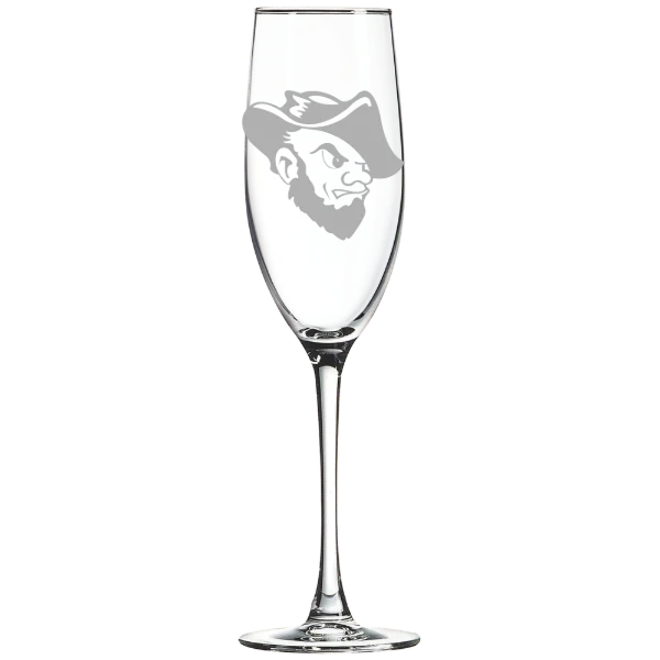 South Dakota School of Mines & Technology Polar Camel 8 oz. Champagne Flute