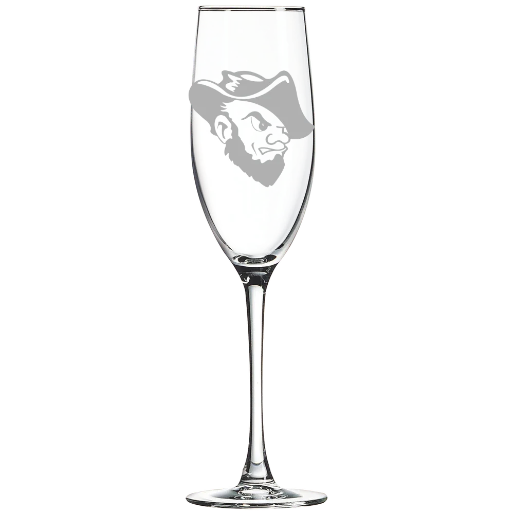 South Dakota School of Mines & Technology Polar Camel 8 oz. Champagne Flute