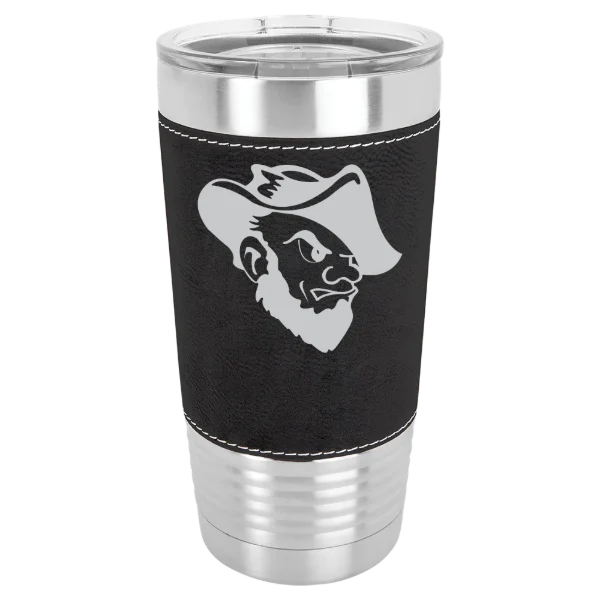 South Dakota School of Mines & Technology Polar Camel 20 oz. Leatherette Grip Tumbler with Standard Lid