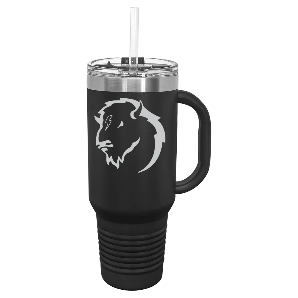 Southeastern Oklahoma State University Polar Camel 40 oz. Travel Mug with Snap Lid & Straw