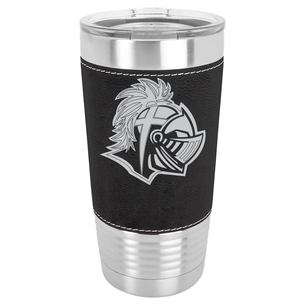 Southern Wesleyan University Polar Camel 20 oz. Leatherette Grip Tumbler with Standard Lid