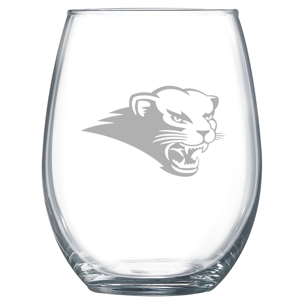 Southwest Baptist University Polar Camel 15 oz. Stemless Wine Glass