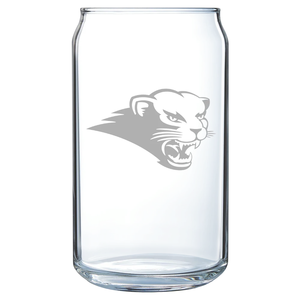 Southwest Baptist University Polar Camel 16 oz. Can Glass