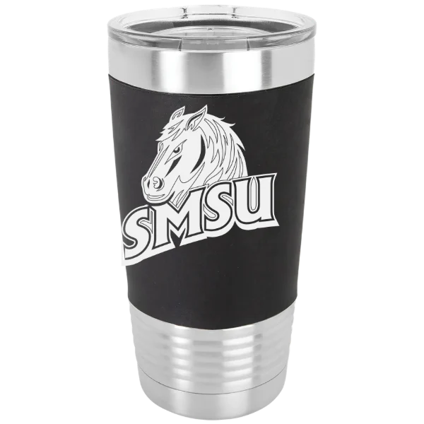 Southwest Minnesota State University Polar Camel 20 oz. Silicone Grip Tumbler with Standard Lid