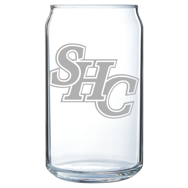 Spring Hill College Polar Camel 16 oz. Can Glass