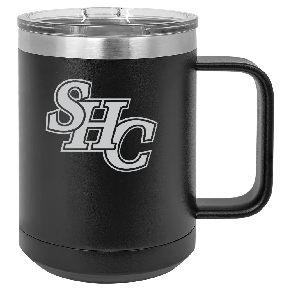 Spring Hill College Polar Camel 15 oz. Mug with Slider Lid