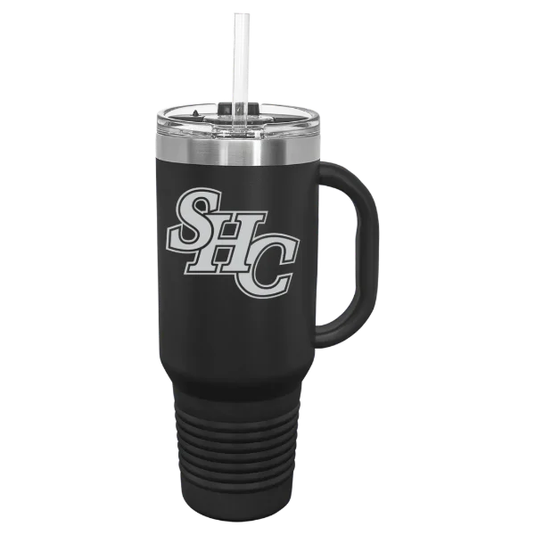 Spring Hill College Polar Camel 40 oz. Travel Mug with Snap Lid & Straw