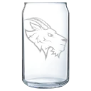 St. Edward's University Polar Camel 16 oz. Can Glass