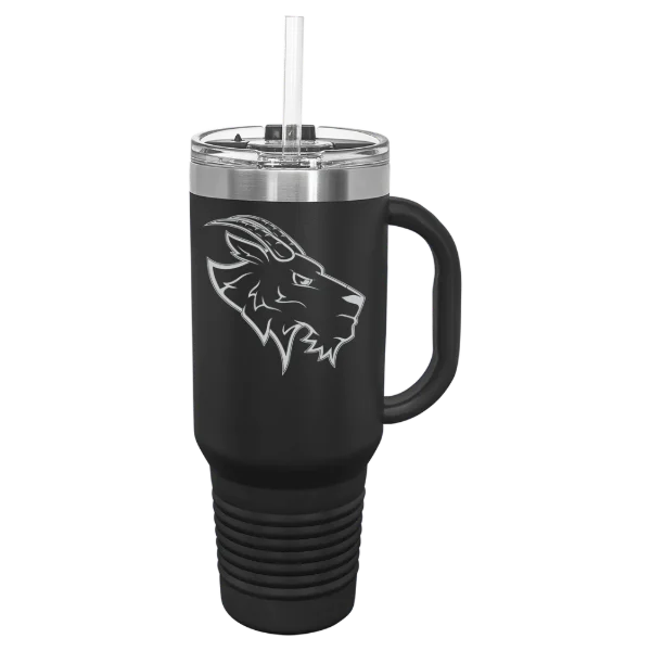 St. Edward's University Polar Camel 40 oz. Travel Mug with Snap Lid & Straw