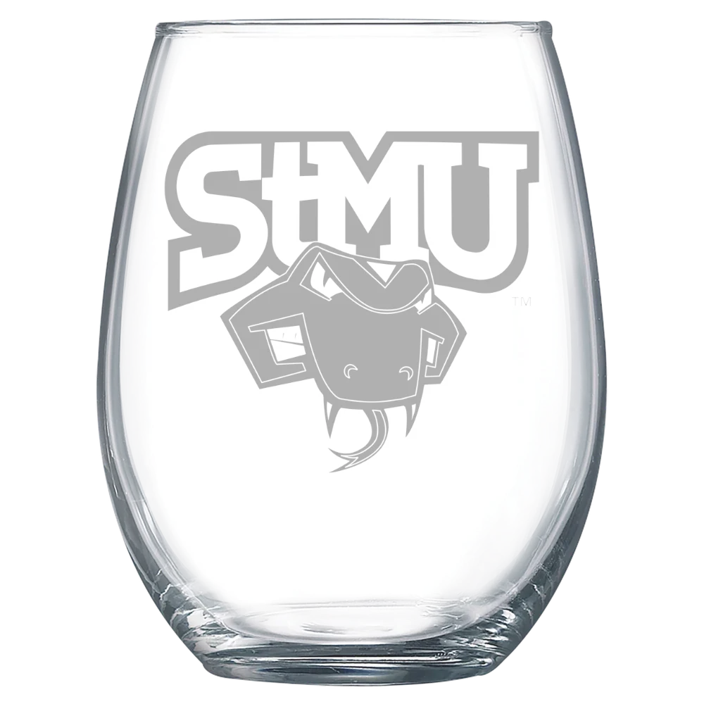 St. Mary's University (Texas) Polar Camel 15 oz. Stemless Wine Glass