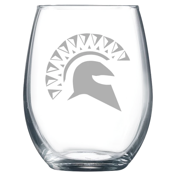 St. Thomas Aquinas College Polar Camel 9 oz. Stemless Wine Glass