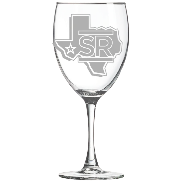 Sul Ross State University Polar Camel 10 1/2 oz. Wine Glass