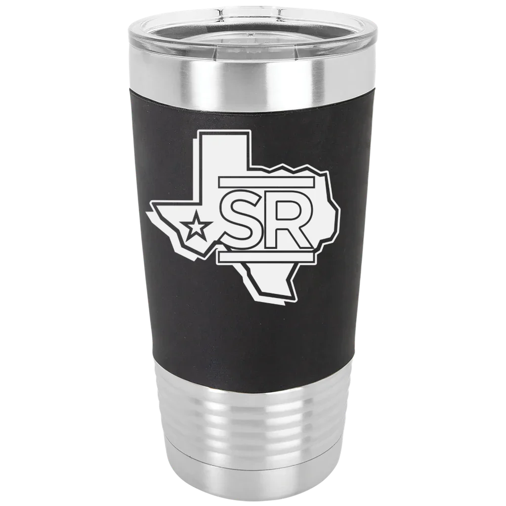 Sul Ross State University Polar Camel 20 oz. Silicone Grip Tumbler with Standard Lid