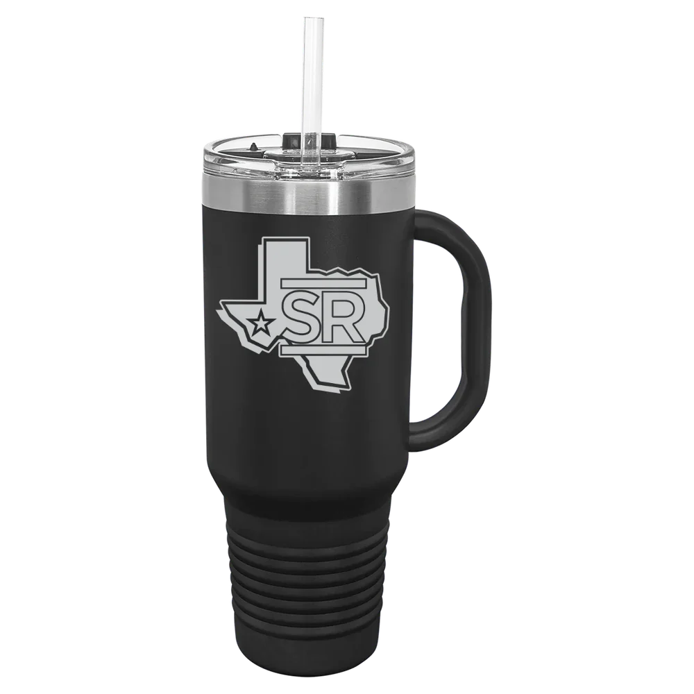 Sul Ross State University Polar Camel 40 oz. Travel Mug with Snap Lid & Straw