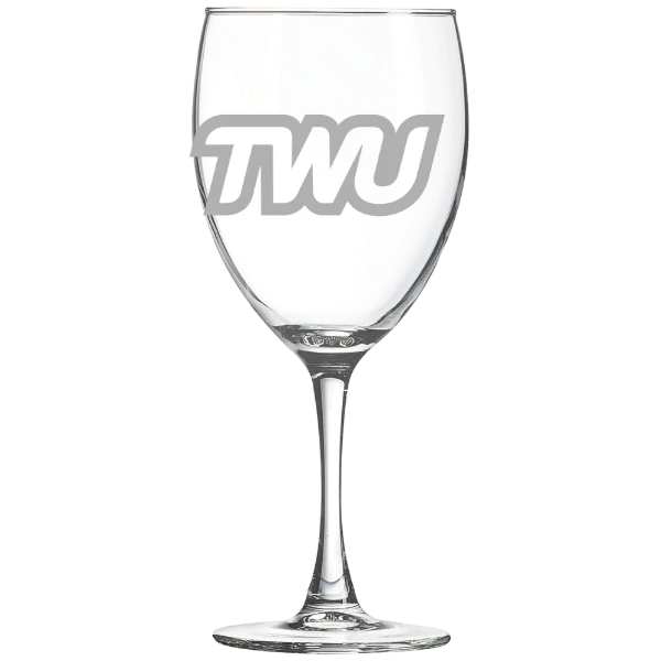 Texas Woman's University Polar Camel 10 1/2 oz. Wine Glass
