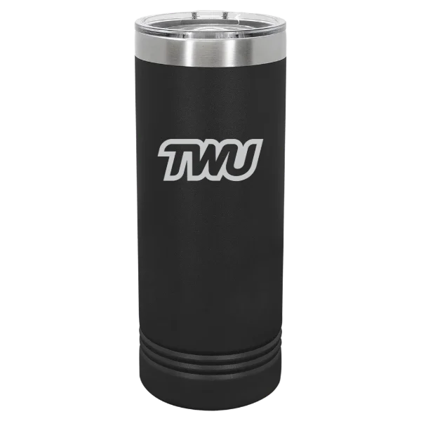 Texas Woman's University Polar Camel 22 oz. Skinny Tumbler with Slider Lid