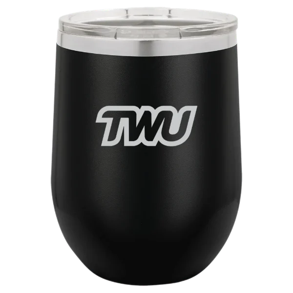 Texas Woman's University Polar Camel 12 oz. Stemless Wine Tumbler