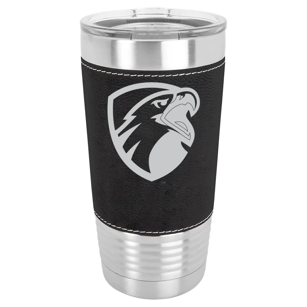 The University of Texas at Tyler Polar Camel 20 oz. Leatherette Grip Tumbler with Standard Lid