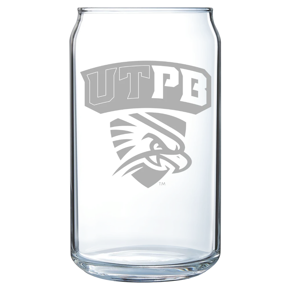 The University of Texas Permian Basin Polar Camel 16 oz. Can Glass