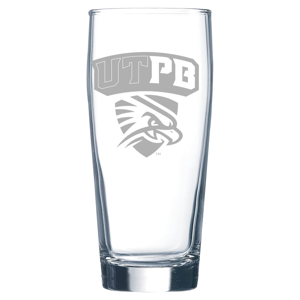 The University of Texas Permian Basin Polar Camel 16 oz. Willi Becher Beer Glass