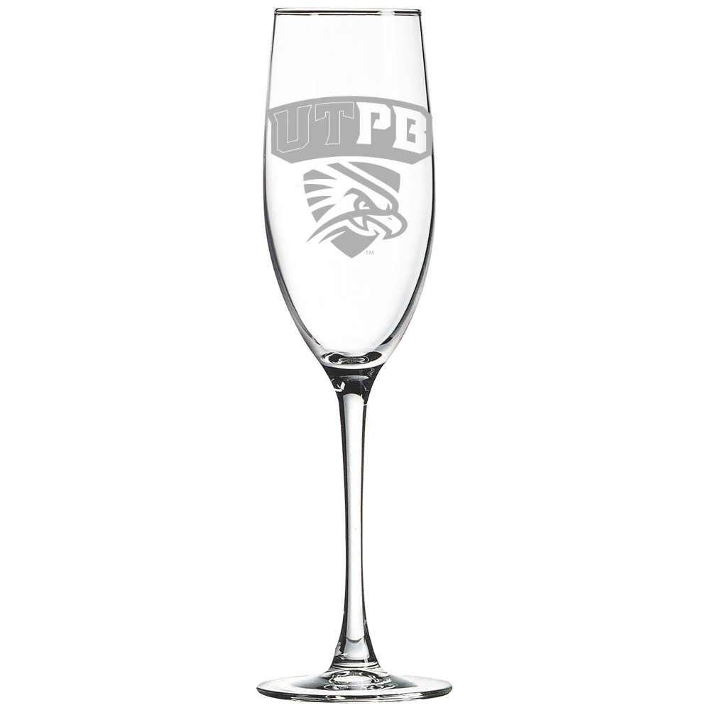 The University of Texas Permian Basin Polar Camel 8 oz. Champagne Flute