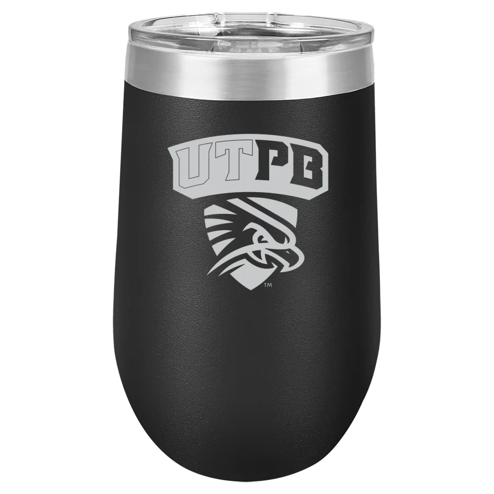 The University of Texas Permian Basin Polar Camel 16 oz. Stemless Wine Tumbler