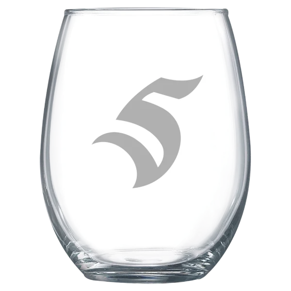Thomas More University Polar Camel 15 oz. Stemless Wine Glass
