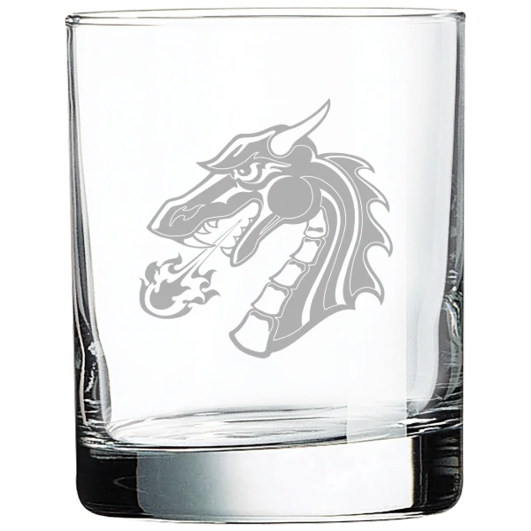 Tiffin University Polar Camel 10 1/2 oz. On The Rocks Glass