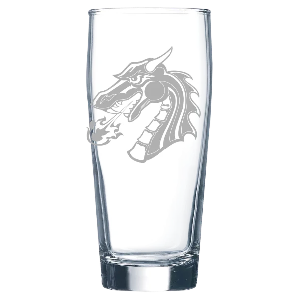 Tiffin University Polar Camel 16 oz. Willi Becher Beer Glass