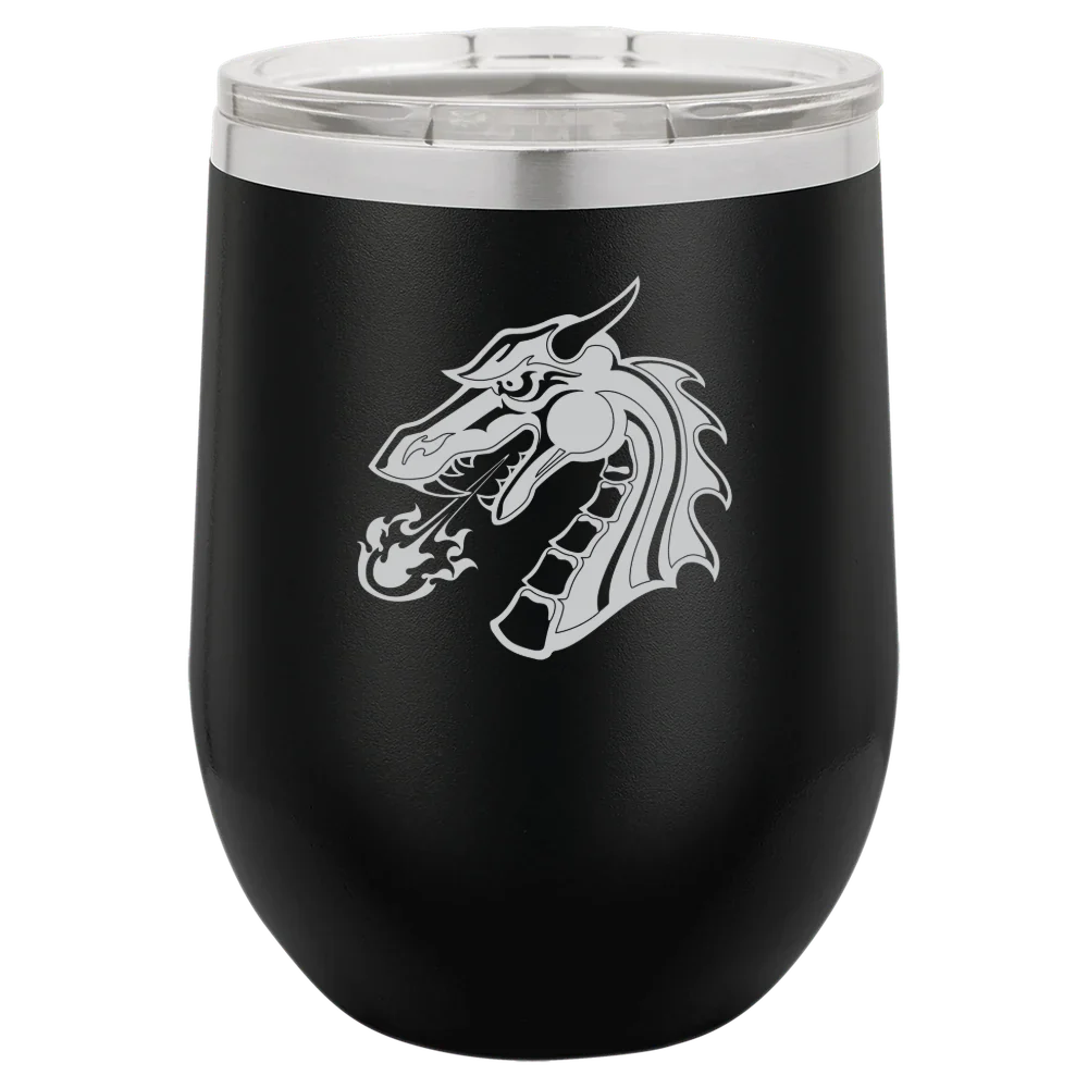 Tiffin University Polar Camel 12 oz. Stemless Wine Tumbler