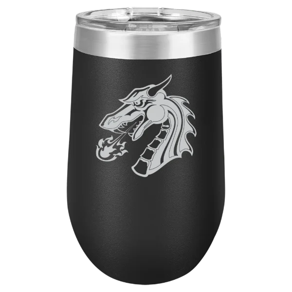 Tiffin University Polar Camel 16 oz. Stemless Wine Tumbler