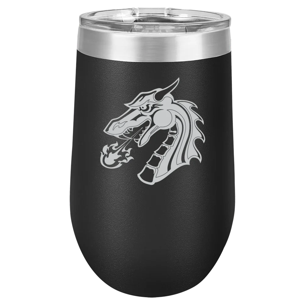 Tiffin University Polar Camel 16 oz. Stemless Wine Tumbler