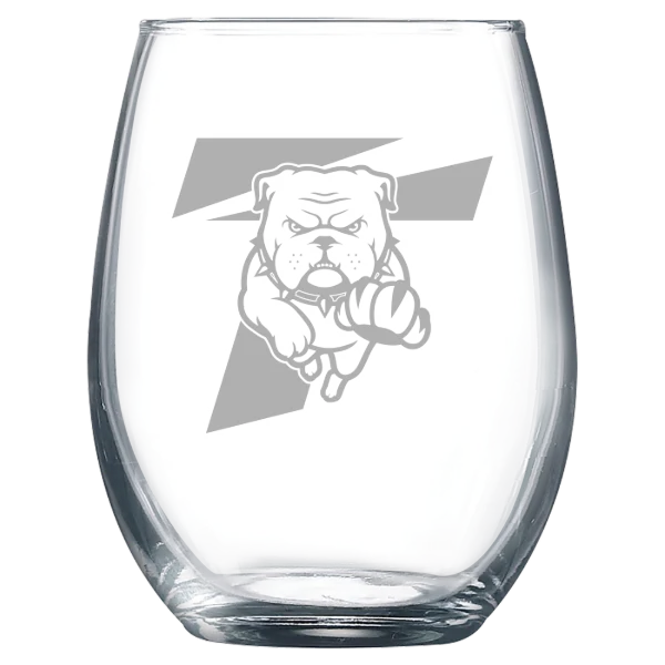 Truman State University Polar Camel 9 oz. Stemless Wine Glass