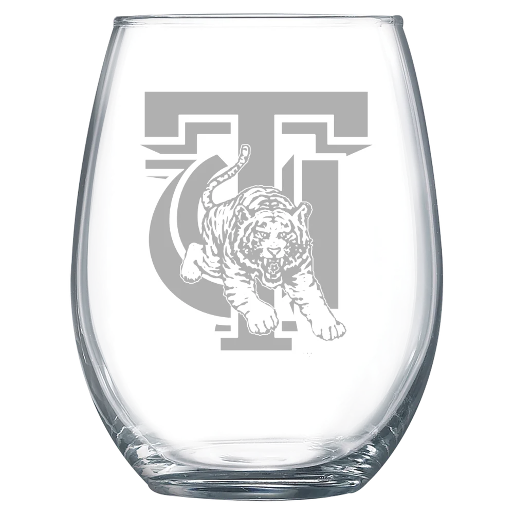 Tuskegee University Polar Camel 15 oz. Stemless Wine Glass