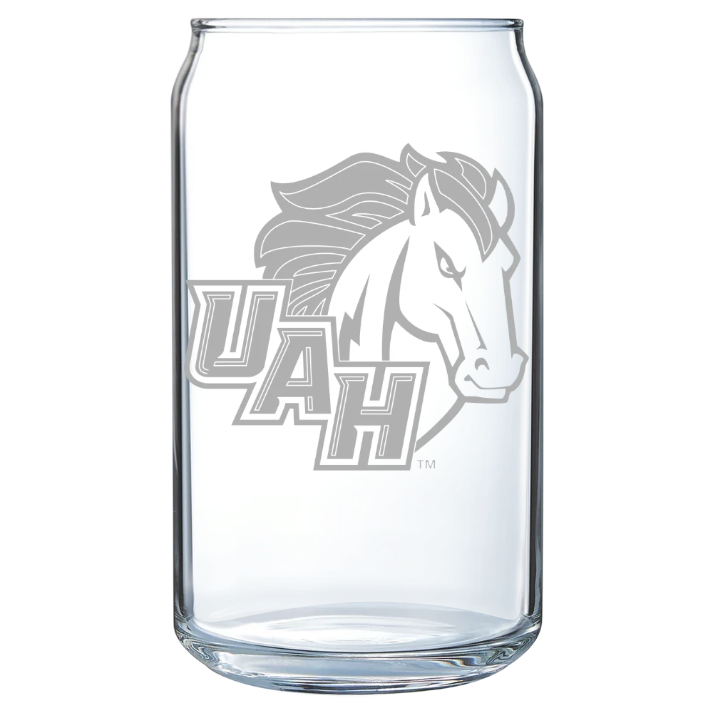 University of Alabama in Huntsville Polar Camel 16 oz. Can Glass